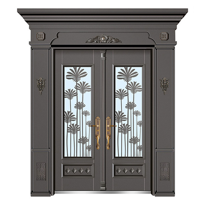 Glass splicing door