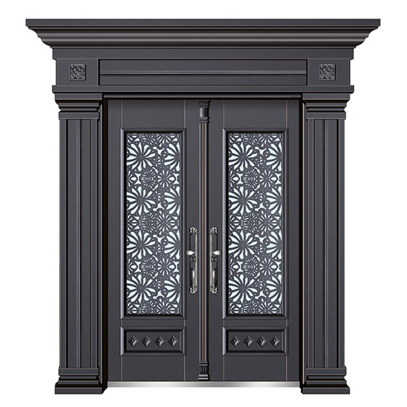 Glass splicing door