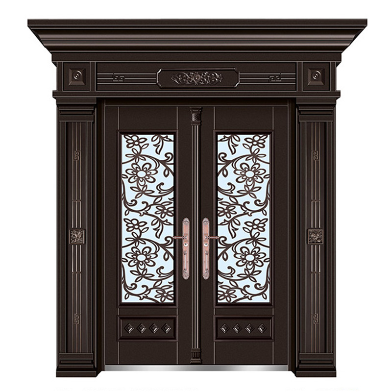 Glass splicing door