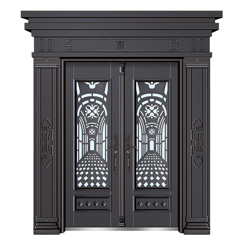 Glass splicing door