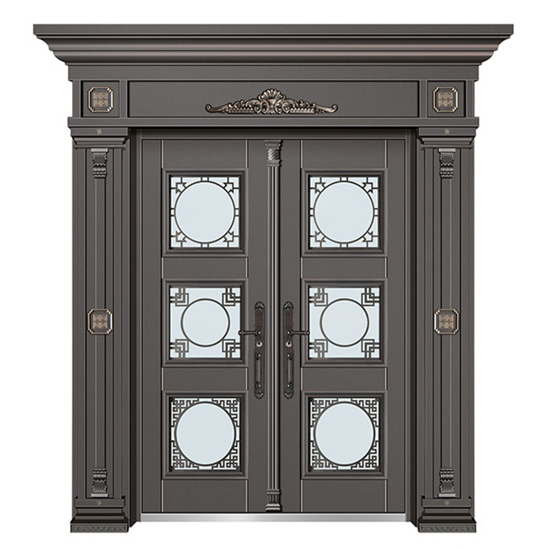 Glass splicing door